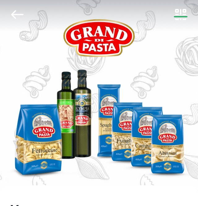 Промо-акция Grand di Pasta и Едадил: «Grand di Pasta и Grand di Oliva»